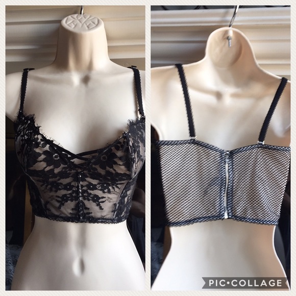 Victoria's Secret Other - VS Dream Angels lace bustier long line bralette M